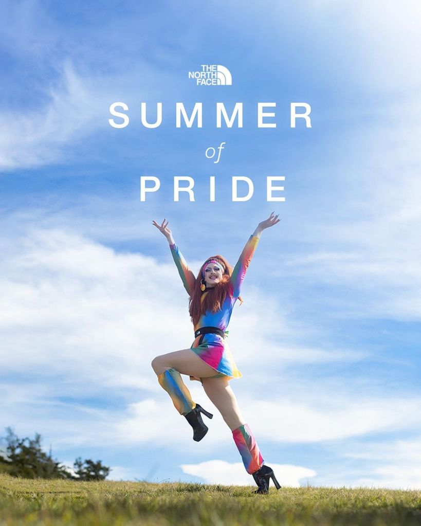 The Colorado rep.'s outrage stems from The North Face's "Summer of Pride" ad starring Pattie Gonia, where the mustachioed drag queen suggestively invites fans to "come out" and participate in the outdoor event series.