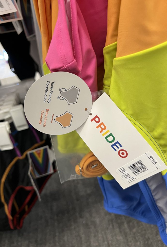 Target's new "PRIDE" collection features "tuck-friendly" swimwear for adults -- sparking controversy.