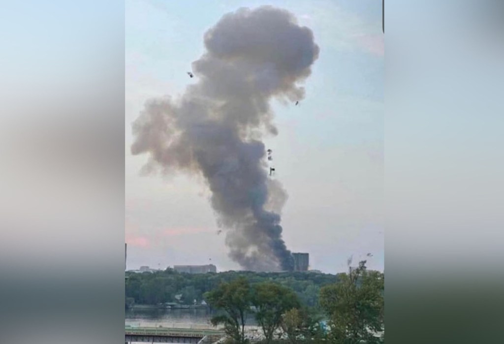 The explosion started around 7:15 p.m. inside the complex in Decatur, the company said in a statement.