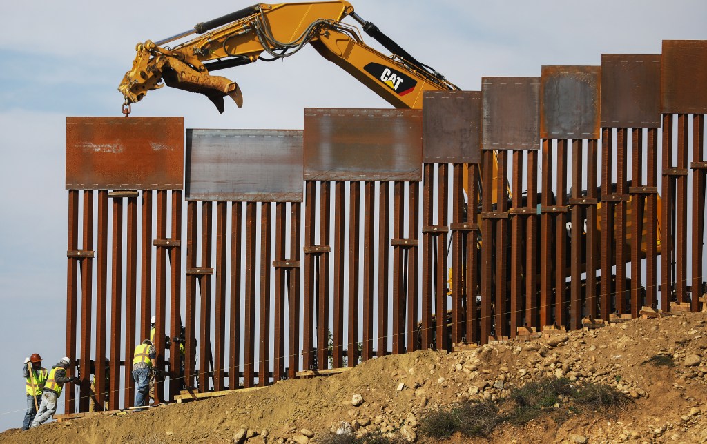  41% of New Yorkers support the border wall championed by former Republican President Donald Trump.