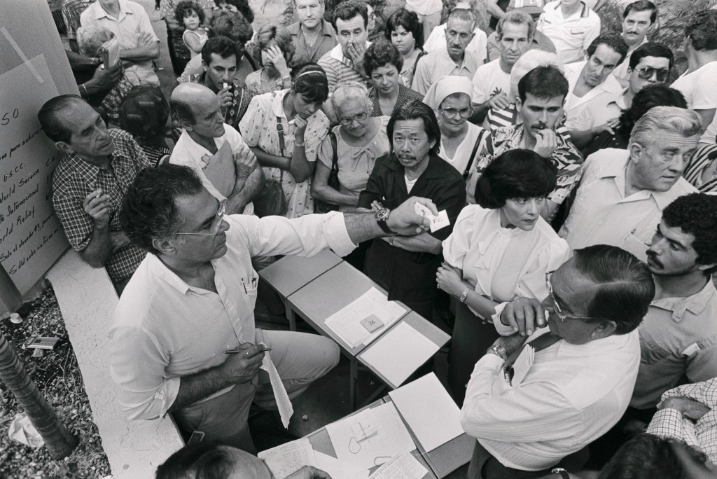 Cubans applying for asylum status after arriving in Florida during the boatlift.