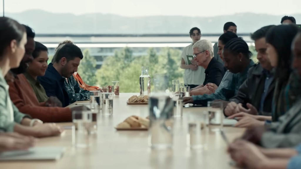 The five-minute movie, which was filmed at Apple headquarters in Cupertino, Calif., was panned by social media users.