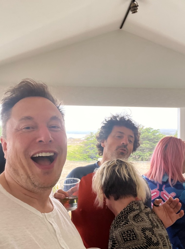 After reports of an alleged affair surfaced, Musk last year took a selfie showing him and Brin at a Bay Area birthday party.