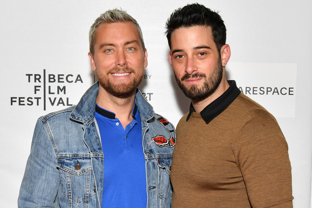 APRIL 29: Lance Bass (L) and Michael Turchin attend the "Gay Chorus Deep South" screening during the 2019 Tribeca Film Festival at Spring Studios on April 29, 2019 in New York City. (Photo by Dia Dipasupil/Getty Images for Tribeca Film Festival)
