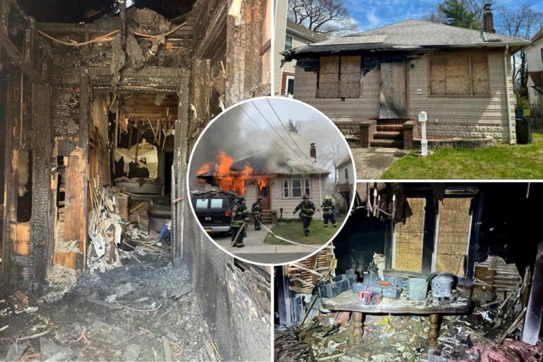 Burned-down home on Long Island lists for $399,900